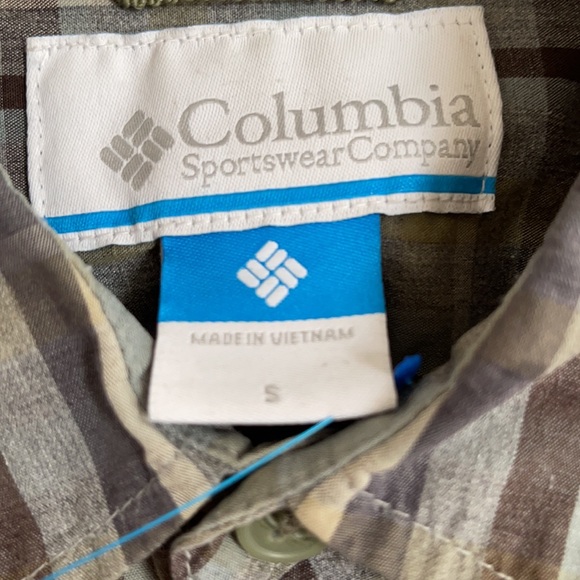Columbia plaid Button Down Men’s Small - Picture 11 of 13